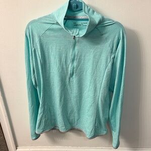 Under Armour Teal Quarter-Zip Pullover